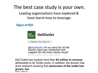 The best case study is your own.
Leading organisations have explored &
have learnt how to leverage.
 