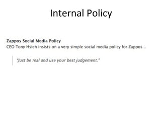 Internal Policy
 