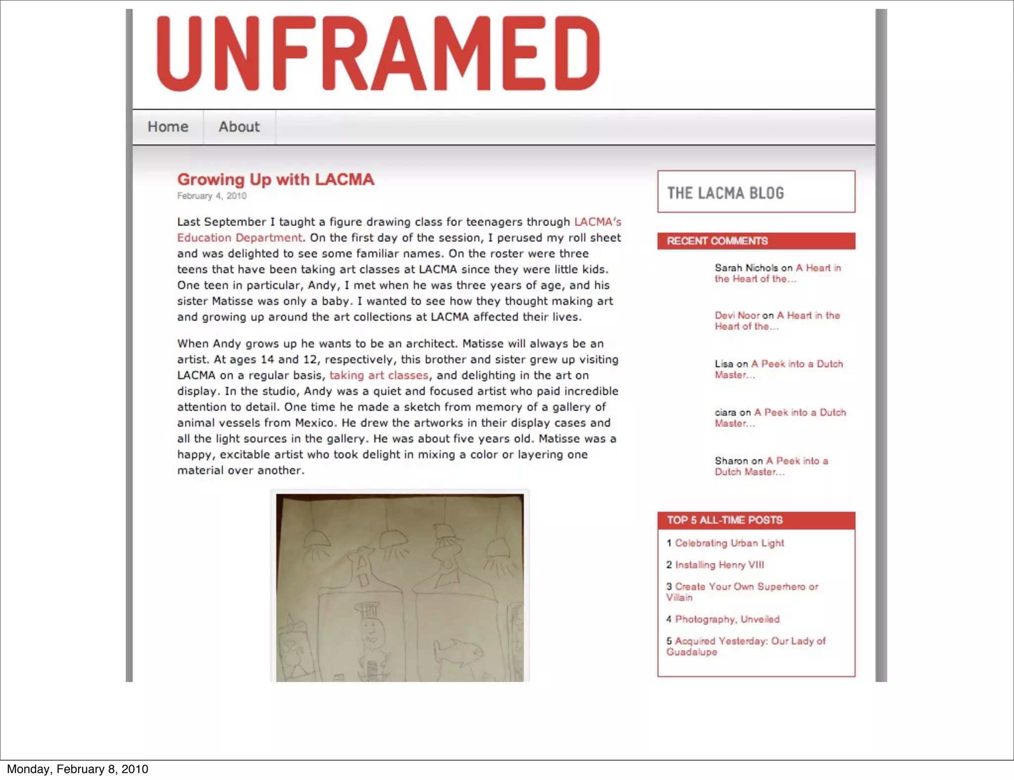 Monday, February 8, 2010
 