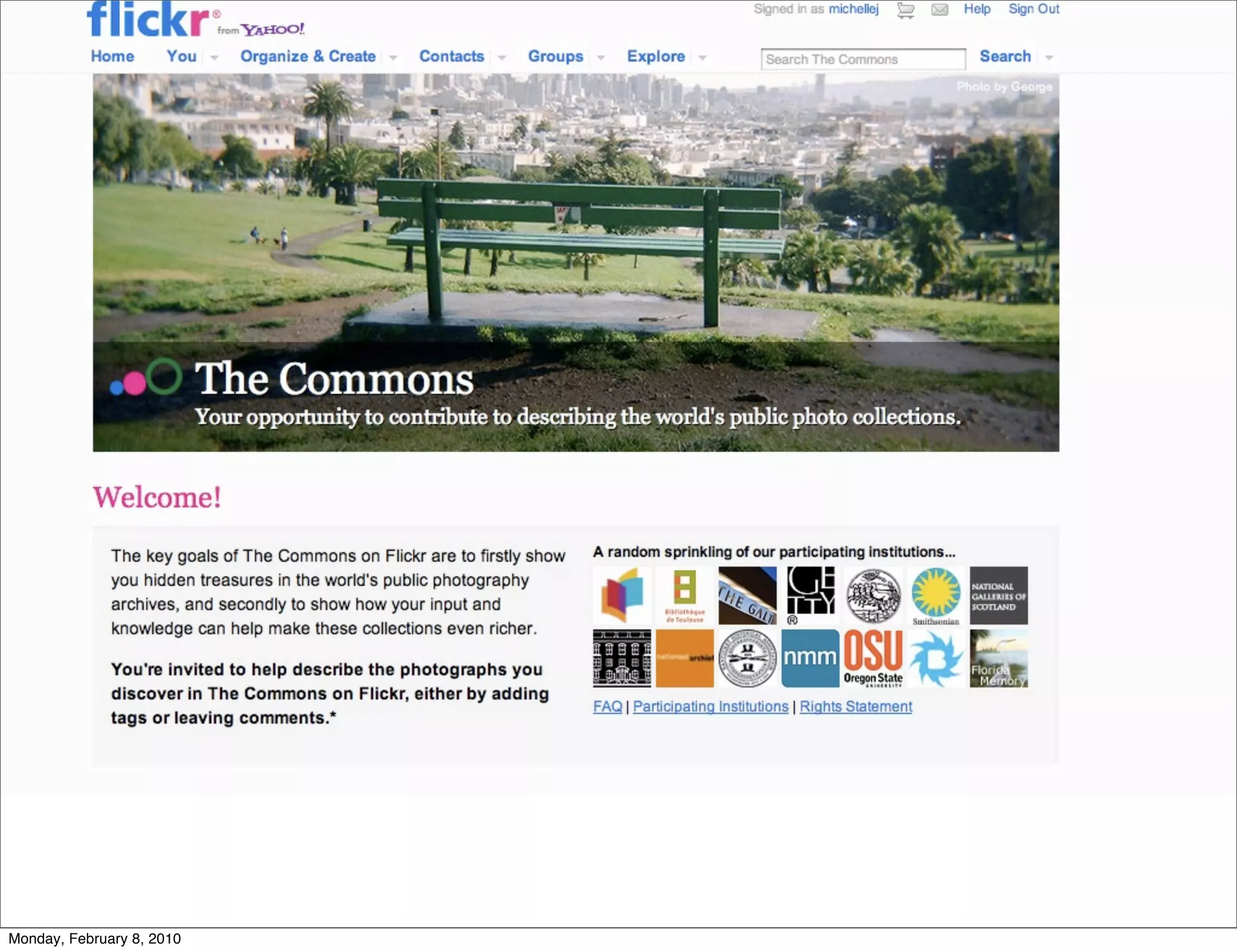 Monday, February 8, 2010
 