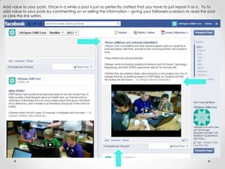 Add value to your posts. Once in a while a post is just so perfectly crafted that you have to just repost it as is. Try to
add value to your posts by commenting on or selling the information – giving your followers a reason to read the post
or clink the link within.
 