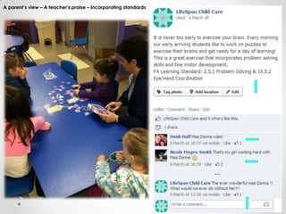 A parent’s view – A teacher’s praise – Incorporating standards
 