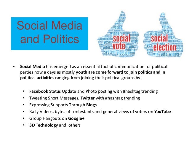 essay on social media and politics