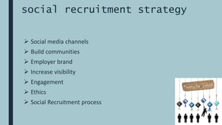 Social media in recruiting | PPTX