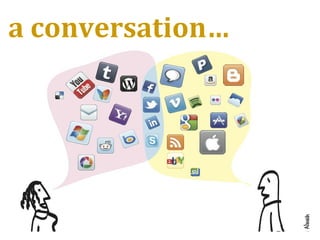 a conversation…
 