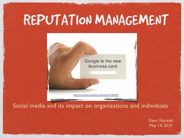 Reputation Management for Schools and Organizations