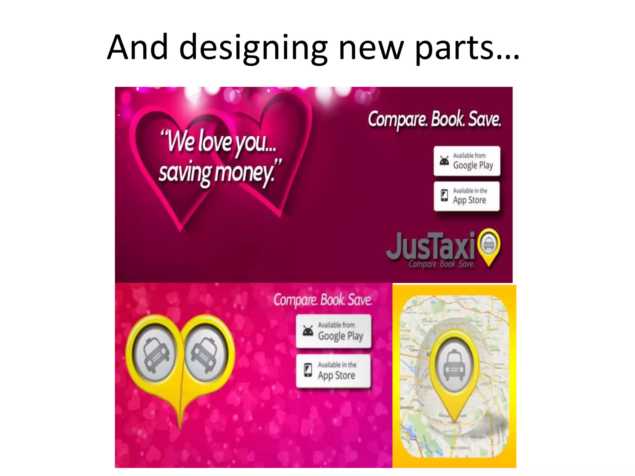 And designing new parts…
 