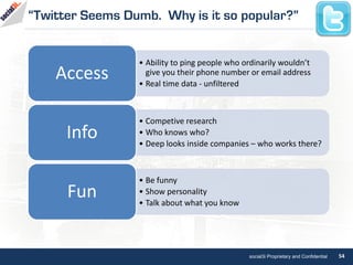 Social Media Tips for Startups - Social3i - NWEN - July 2011