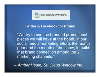 Social media for trade show promotion skyline exhibits oct 2010