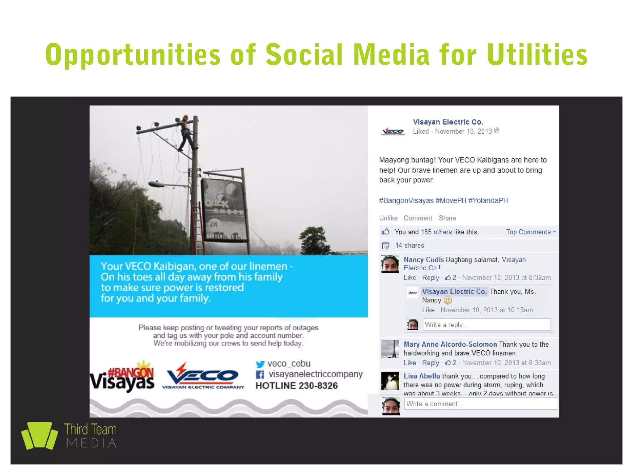 Opportunities of Social Media for Utilities
 