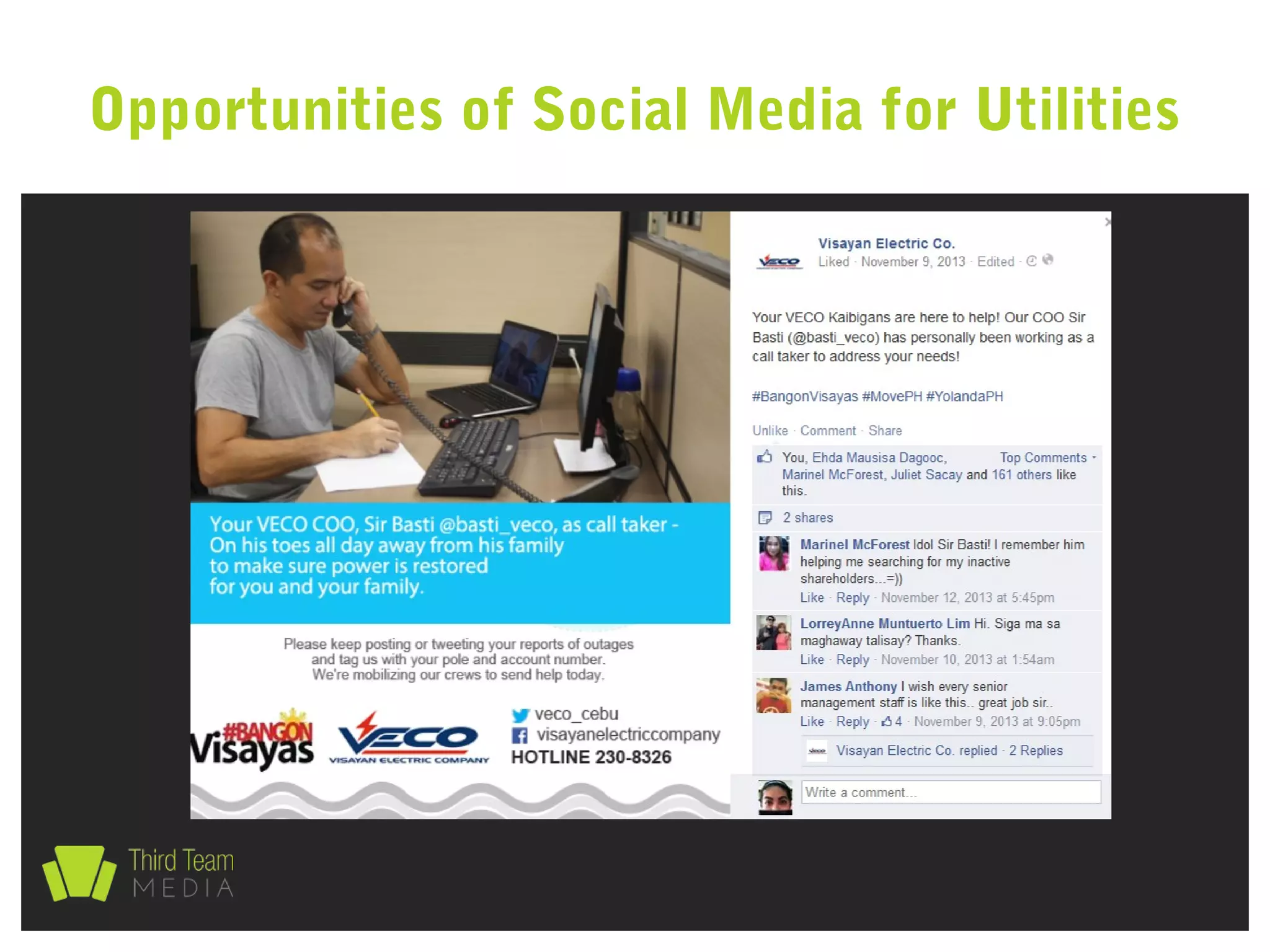 Opportunities of Social Media for Utilities
 