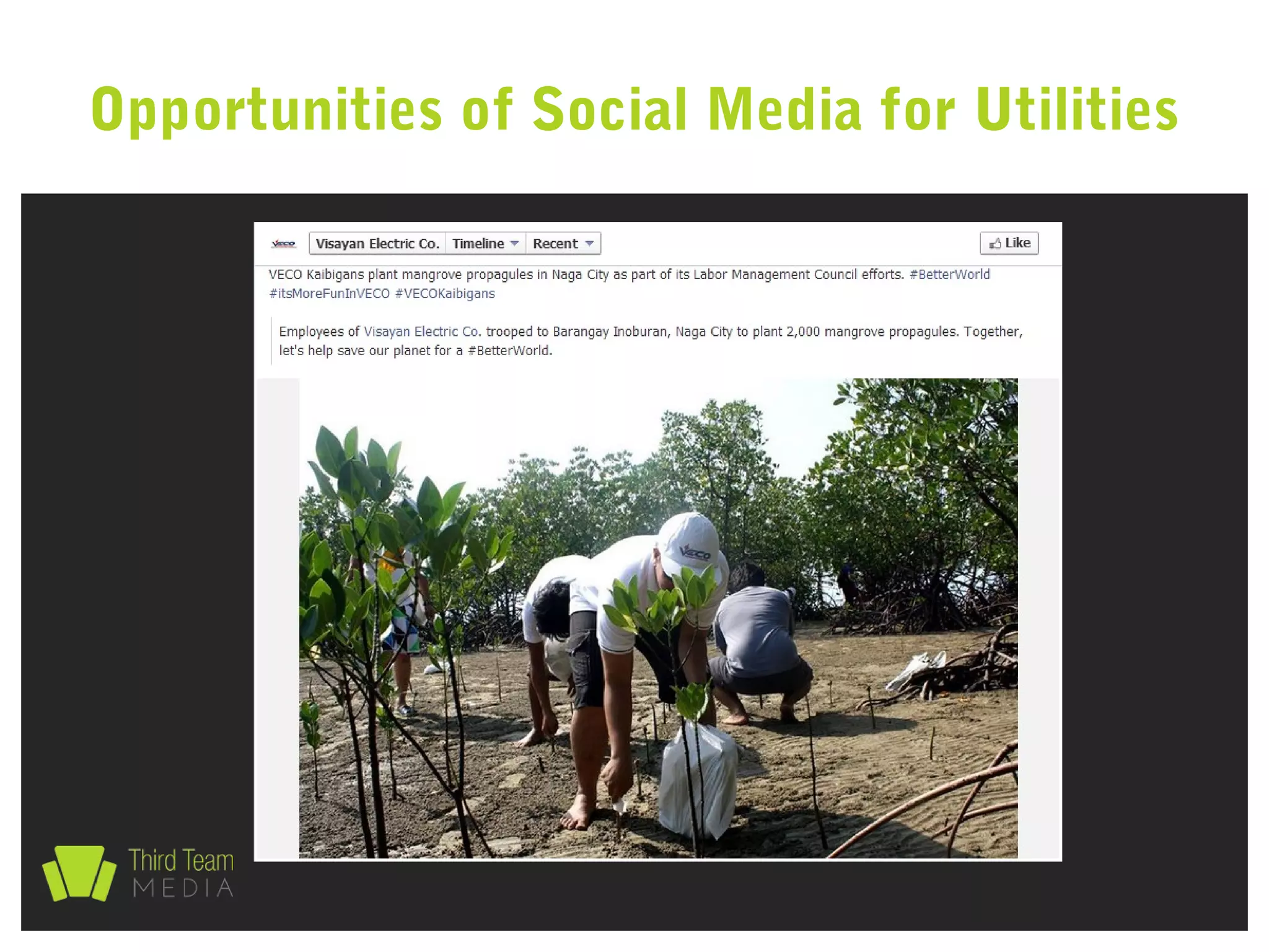 Opportunities of Social Media for Utilities
 