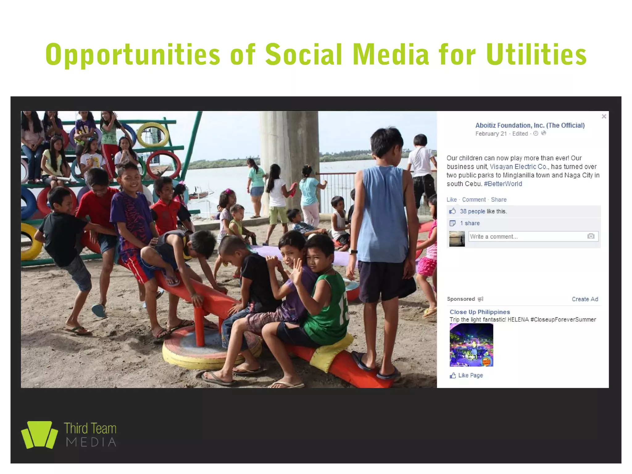 Opportunities of Social Media for Utilities
 