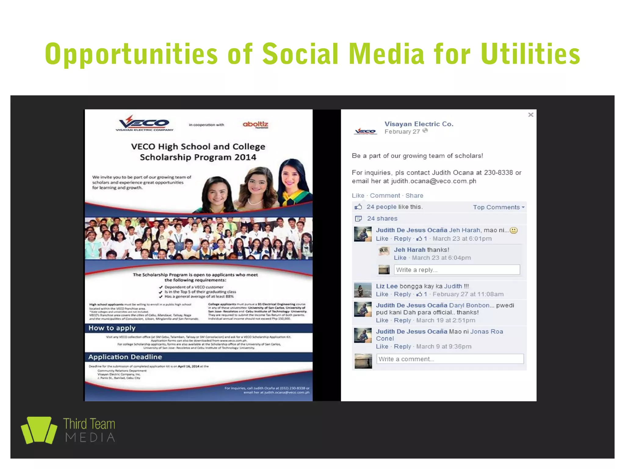 Opportunities of Social Media for Utilities
 