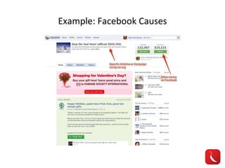 Example: Facebook Causes 