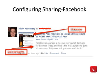 Configuring Sharing-Facebook 