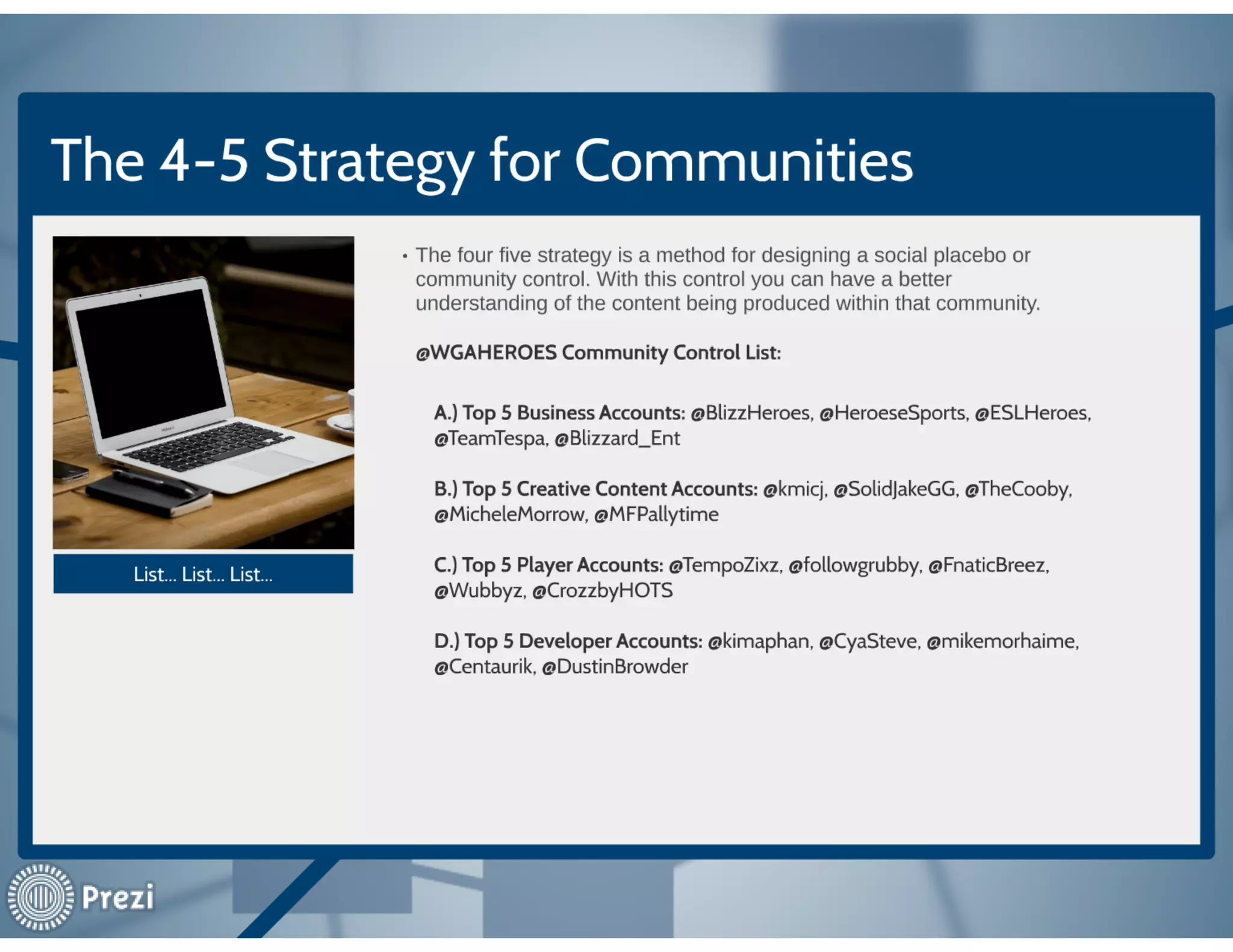 Social Media Hacking 102 - WGA KeyNotes