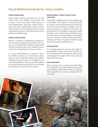 U.S. Army Social Media Handbook | PDF