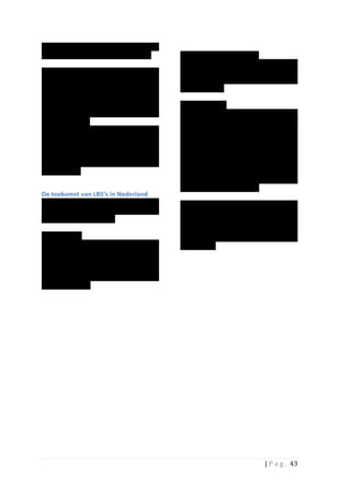 noemen	
   als	
   het	
   ging	
   om	
   aanwezige	
             	
  
bedrijven	
  (in	
  ons	
  geval	
  restaurants).	
  	
            Google	
  en	
  Facebook	
  Places	
  
	
                                                                 Wat	
  dat	
  betreft	
  kijken	
  we	
  vol	
  spanning	
  
Het	
   lijkt	
   er	
   dus	
   op	
   dat	
   gebruikers	
       kijken	
   we	
   wat	
   de	
   plannen	
   zijn	
   van	
  
location	
   based	
   services	
   aan	
   het	
                  Google	
   en	
   Facebook	
   met	
   betrekking	
  
ontdekken	
  zijn	
  en	
  hier	
  actief	
  	
  mee	
  het	
      tot	
  hun	
  places.	
  	
  
experimenteren.	
  Het	
  besef	
  	
  van	
  wat	
  dit	
         	
  
aan	
   mogelijkheden	
   biedt,	
   lijkt	
   bij	
   de	
        Andere	
  partijen	
  	
  
lokale	
           aanbieder	
             nog	
      niet	
       In	
   dit	
   rapport	
   bespraken	
   we	
   alleen	
  
doorgedrongen.	
                                                   partijen	
   die	
   op	
   dit	
   moment	
   al	
   actief	
  
Op	
   de	
   achtergrond	
   zijn	
   er	
                        zijn	
   in	
   Nederland.	
   We	
   zijn	
   erg	
  
verschillende	
   netwerken	
   die	
   op	
   hun	
               benieuwd	
   of	
   andere	
   Location	
   Based	
  
eigen	
   manier	
   invulling	
   geven	
   aan	
   LBS	
         Services	
   uit	
   de	
   VS	
   (Gowalla	
   en	
   Loopt)	
  
en	
   ontwikkelen	
   ze	
   business	
   modellen	
              ook	
   de	
   oversteek	
   naar	
   Europa	
   zullen	
  
om	
   grip	
   te	
   krijgen	
   op	
   de	
   lokale	
          maken.	
   Ook	
   zullen	
   we	
   op	
   de	
   voet	
  
ondernemer.	
  	
                                                  volgen	
  hoe	
  het	
  Whatser	
  en	
  Repudo	
  (2	
  
	
                                                                 Nederlandse	
   LBS	
   start-­‐ups)	
   het	
  
                                                                   komende	
  jaar	
  zal	
  vergaan.	
  	
  
De	
  toekomst	
  van	
  LBS’s	
  in	
  Nederland	
  	
            	
  
We	
   verwachten	
   dat	
   er	
   komend	
   jaar	
             Al	
   met	
   al	
   genoeg	
   reden	
   om	
   in	
   de	
   loop	
  
veel	
   gaat	
   gebeuren	
   op	
   het	
   gebied	
   van	
     van	
   komend	
   jaar	
   verder	
   onderzoek	
   te	
  
Location	
  based	
  services:	
                                   doen	
   naar	
   gebruikers	
   en	
   het	
   MKB	
   en	
  
	
                                                                 te	
   bekijken	
   hoe	
   beide	
   zich	
  
aanbiedingen	
                                                     ontwikkelen.	
   Dit	
   zullen	
   we	
   dan	
   ook	
  
Het	
  maken	
  van	
  aanbiedingen	
  is	
  op	
  dit	
           zeker	
  doen!	
  
moment	
   in	
   Nederland	
   alleen	
   echt	
                  	
  
mogelijk	
   via	
   Foursquare.	
   We	
                          	
  
verwachten	
  dat	
  in	
  de	
  toekomst	
  steeds	
              	
  
meer	
   partijen	
   dit	
   soort	
   diensten	
   zullen	
  
gaan	
  aanbieden.	
  	
  	
  
	
  
	
  
	
  




                                                                                                                      |	
  P a g . 	
  43	
  
	
  
 