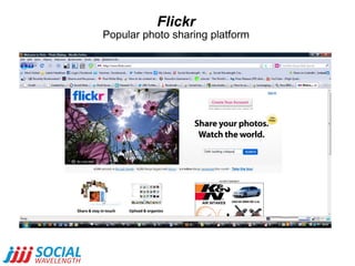 Flickr Popular photo sharing platform 