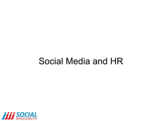 Social Media and HR 