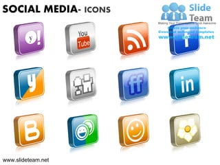 SOCIAL MEDIA- ICONS




www.slideteam.net
 