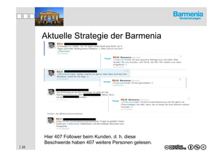 Aktuelle Strategie der Barmenia




      Hier 407 Follower beim Kunden, d. h. diese
      Beschwerde haben 407 weitere Pe...