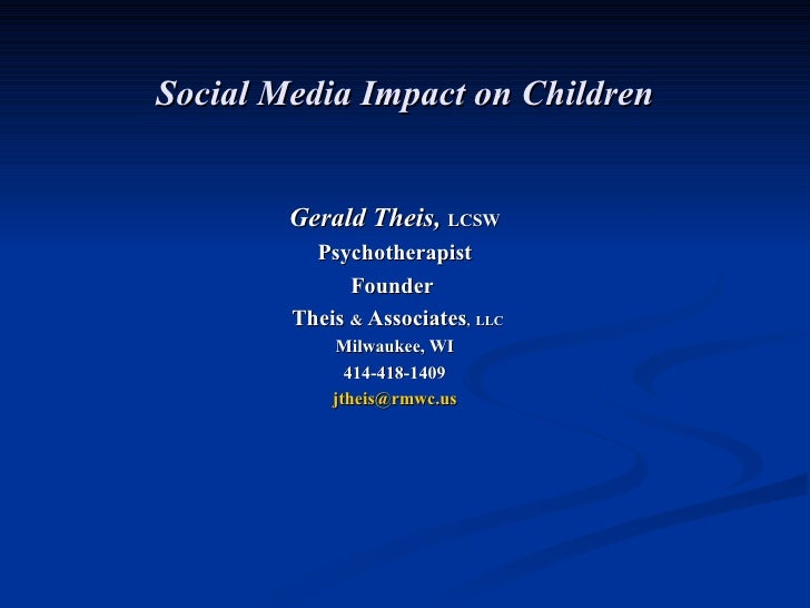 effect of media on youth effect of media on youth