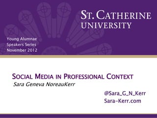 Solved Social media in professional contexts - pictures and