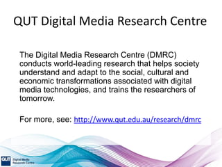 Social Media in Australia: A 'Big Data' Perspective on Twitter | PPT