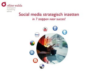 Aan de slag met social media!
Social media strategisch inzetten
in 7 stappen naar succes!
 