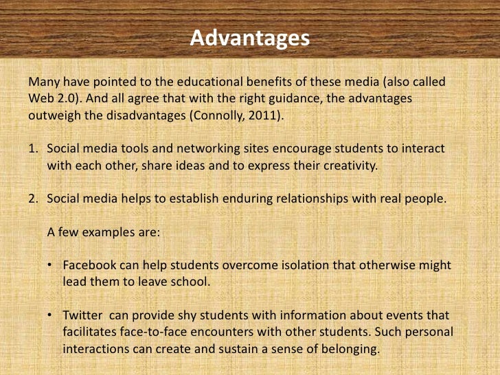 essay writing on social media advantages and disadvantages