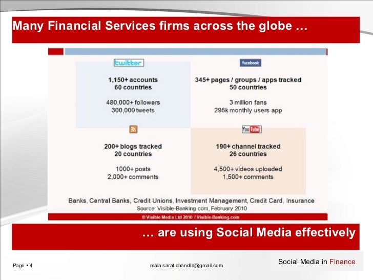 Social media in financial services