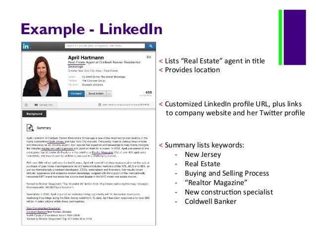 examples twitter 8 example linkedin lists real estate