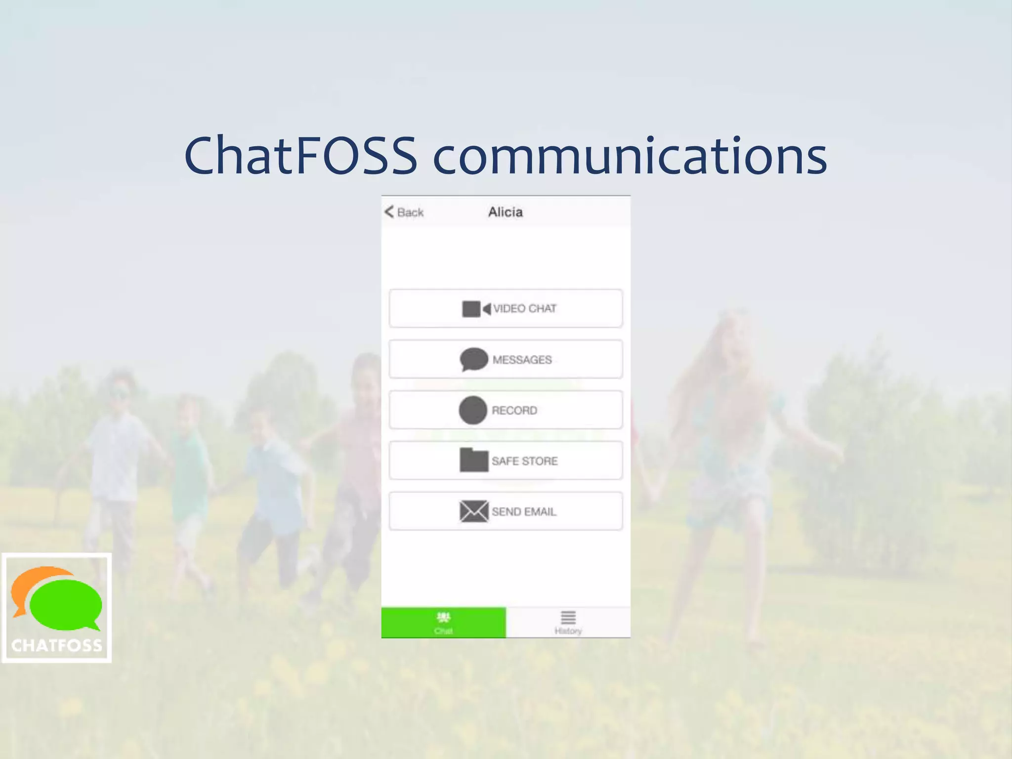 ChatFOSS communications
 