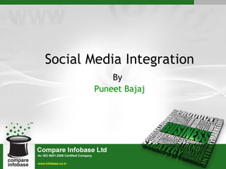 Social Media Integration By   Puneet Bajaj 