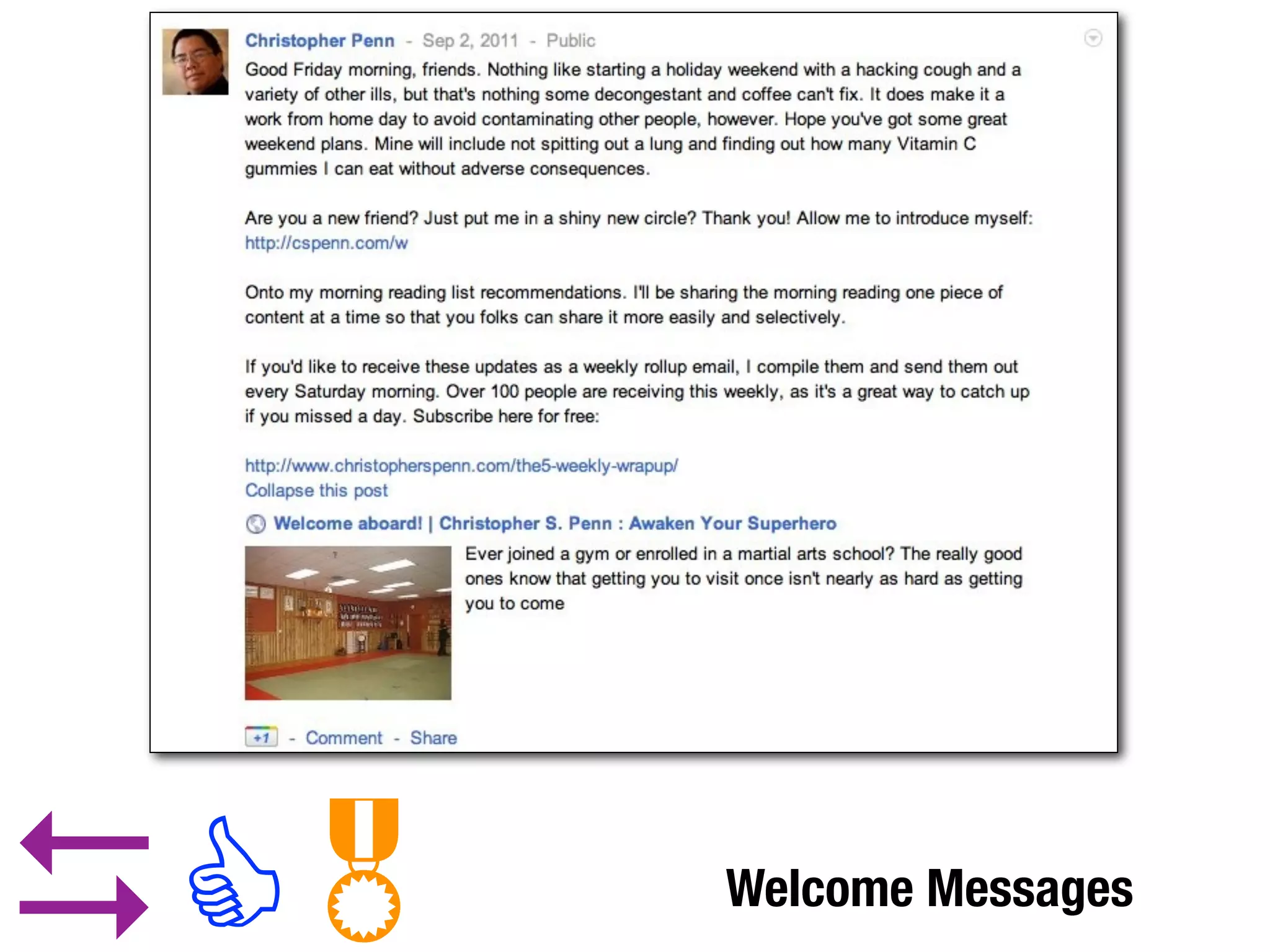 D C   Welcome Messages
 