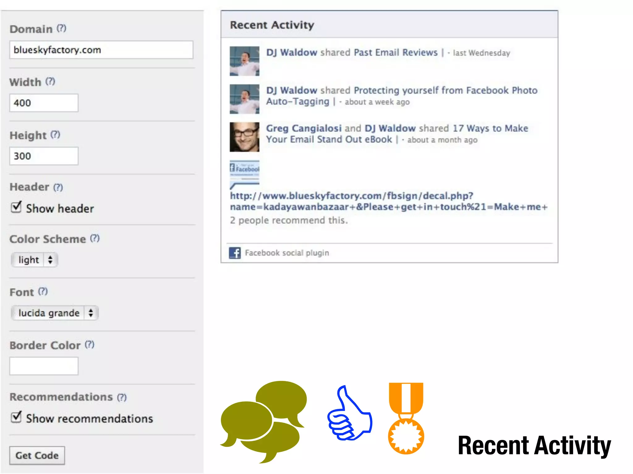  C   Recent Activity
 