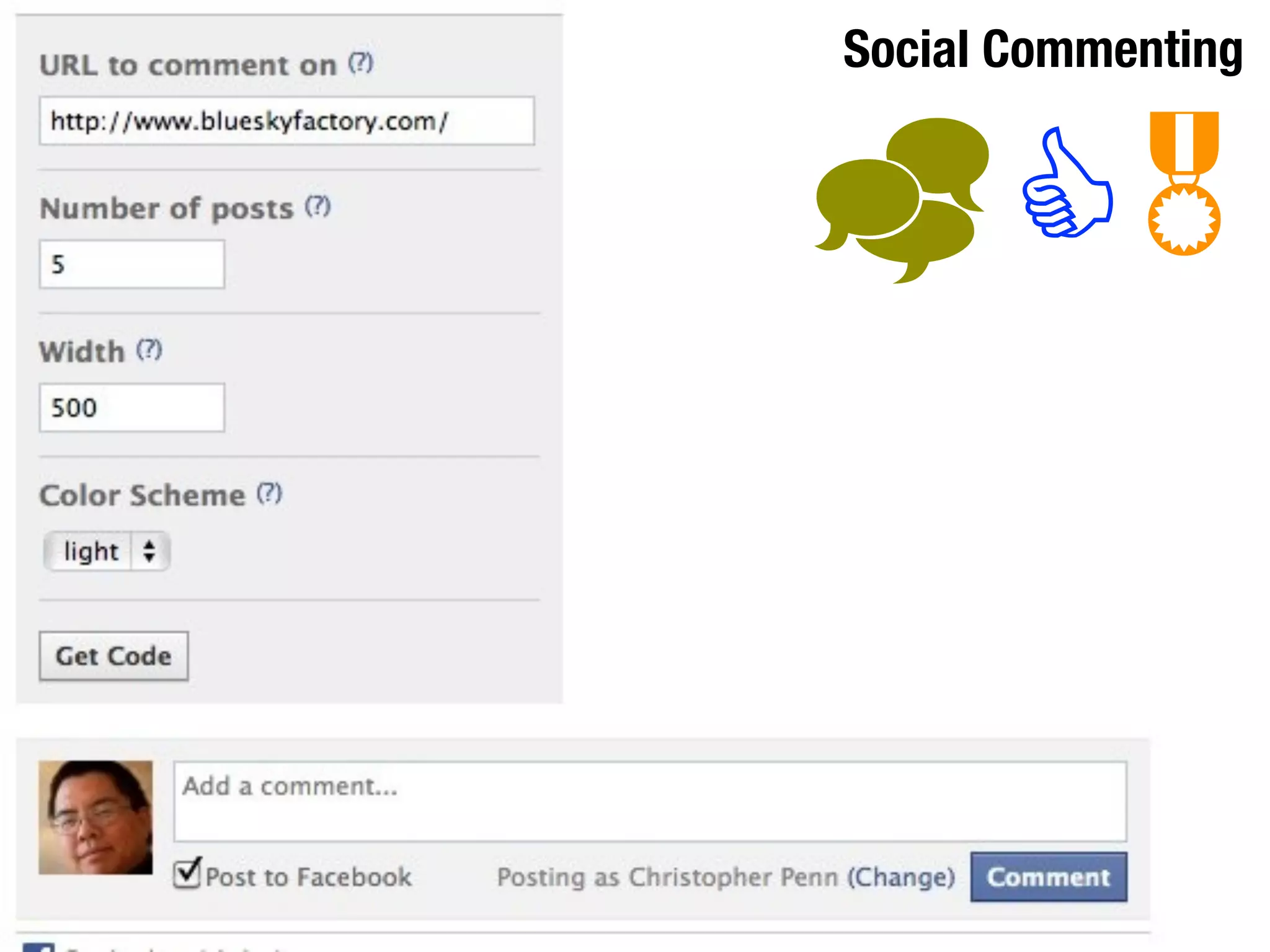 Social Commenting


 C
 