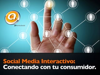 Social Media Interactivo:
Conectando con tu consumidor.
 