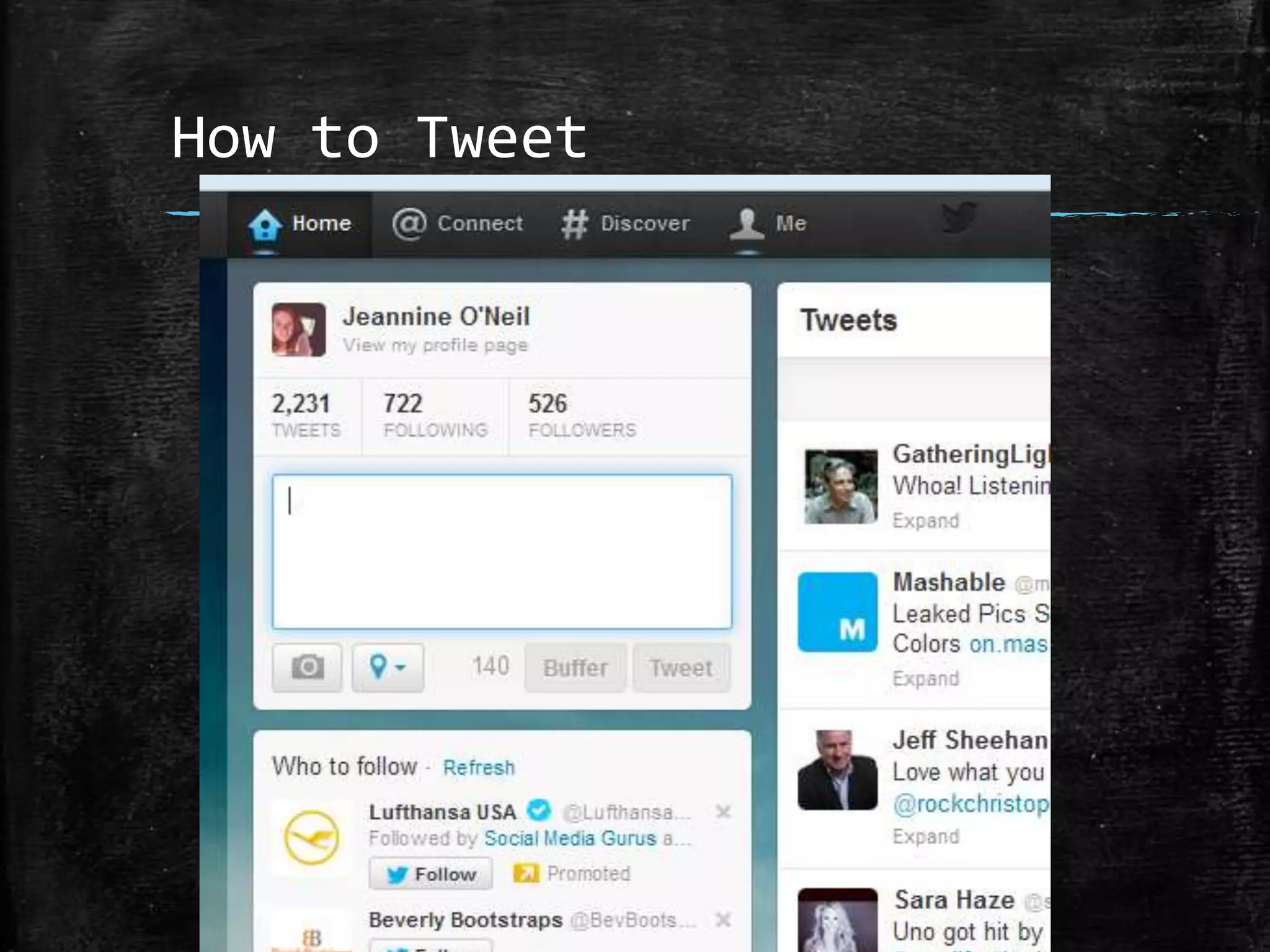 How to Tweet

 