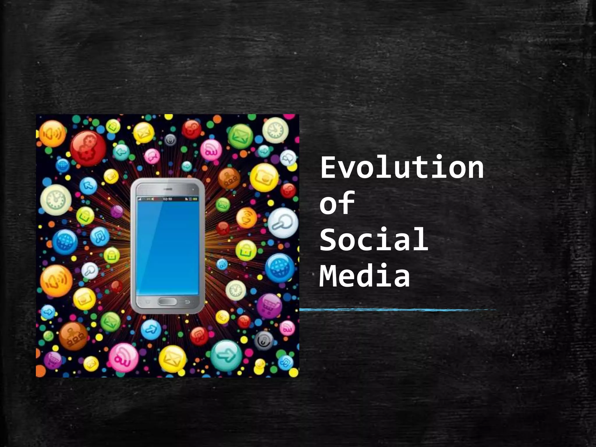 Evolution
of
Social
Media

 