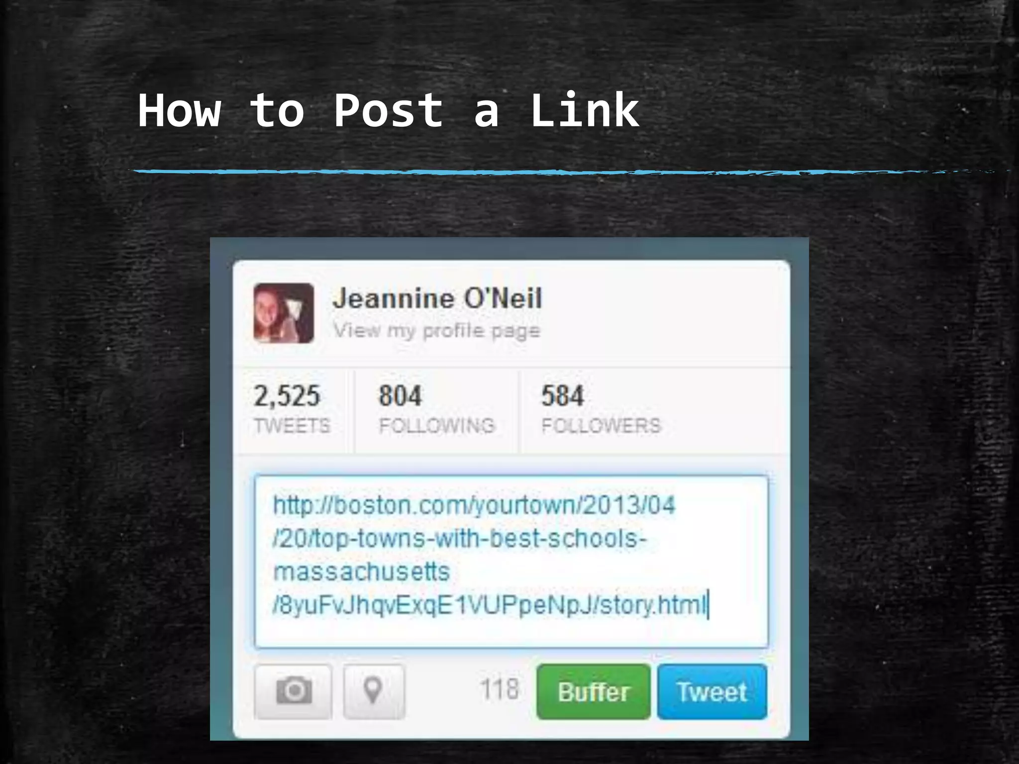 How to Post a Link

 
