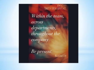 Social media in the workplace case study in implementation