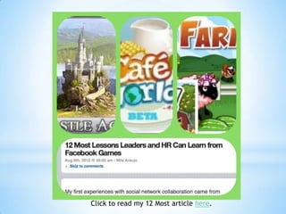 Click to read my 12 Most article here.
 