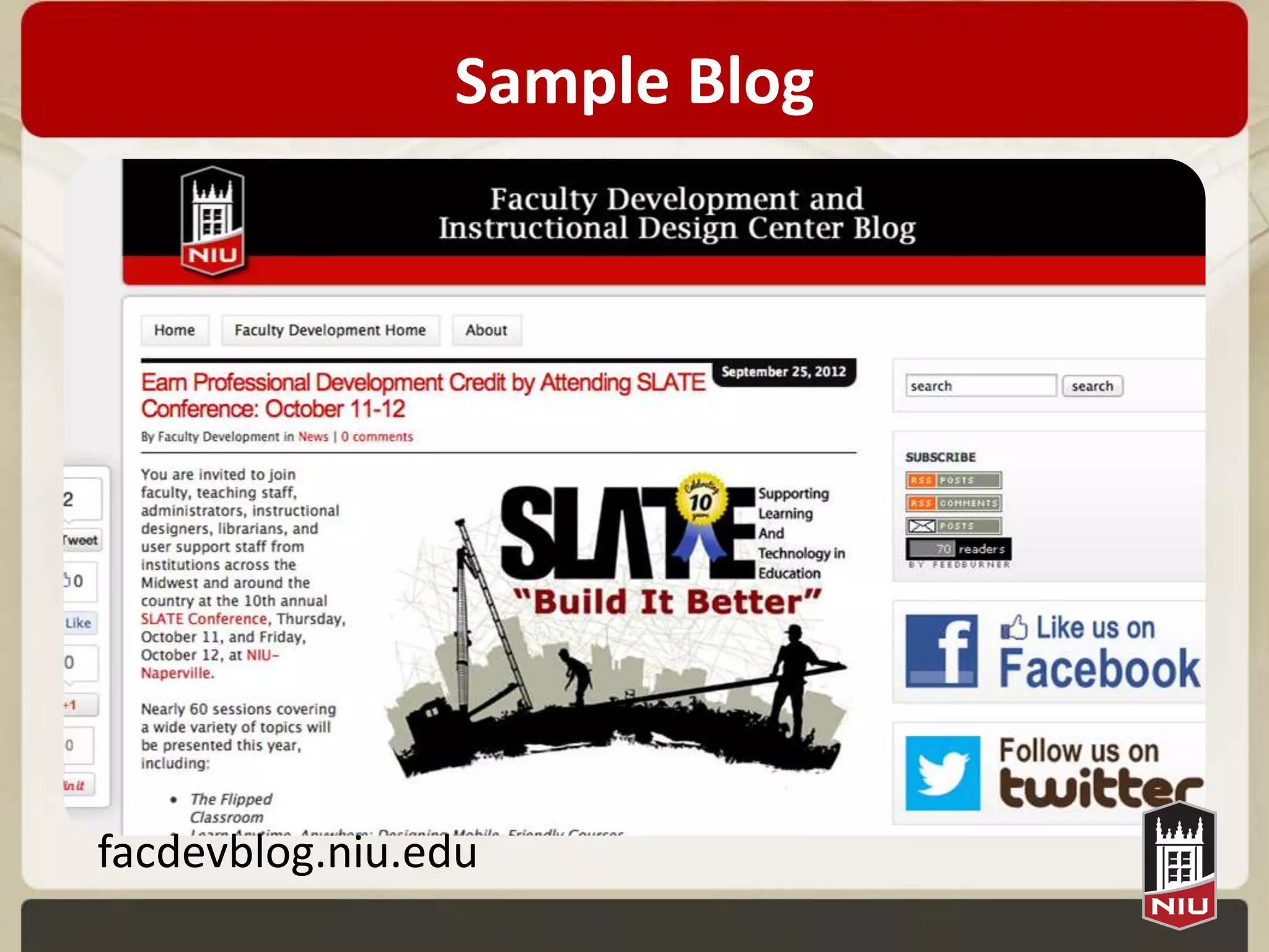 Sample Blog




facdevblog.niu.edu
 