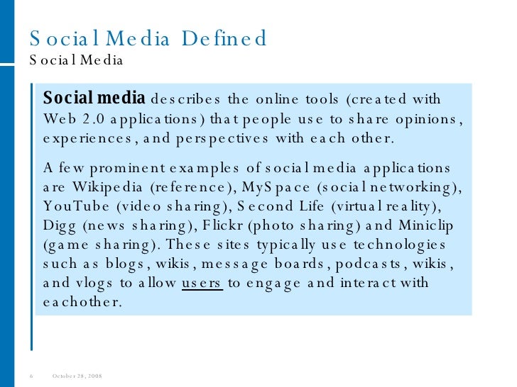 Introduction to social media