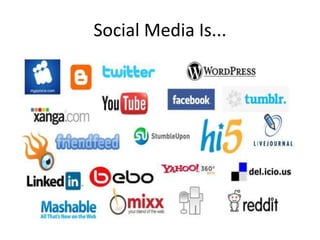 Social Media Is... 