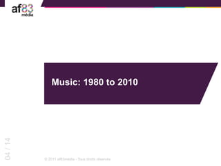 Music: 1980 to 2010
04 / 14




          © 2011 af83média - Tous droits réservés
 