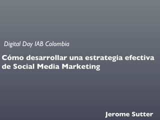 Introducción al  Social Media Marketing Jerome Sutter 